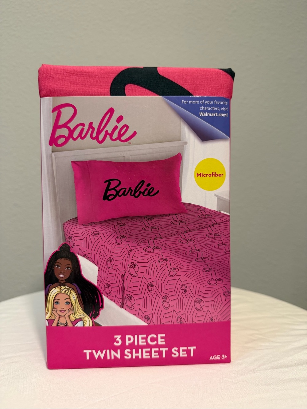 Barbie Hot Pink Twin 3-Piece Sheet Set